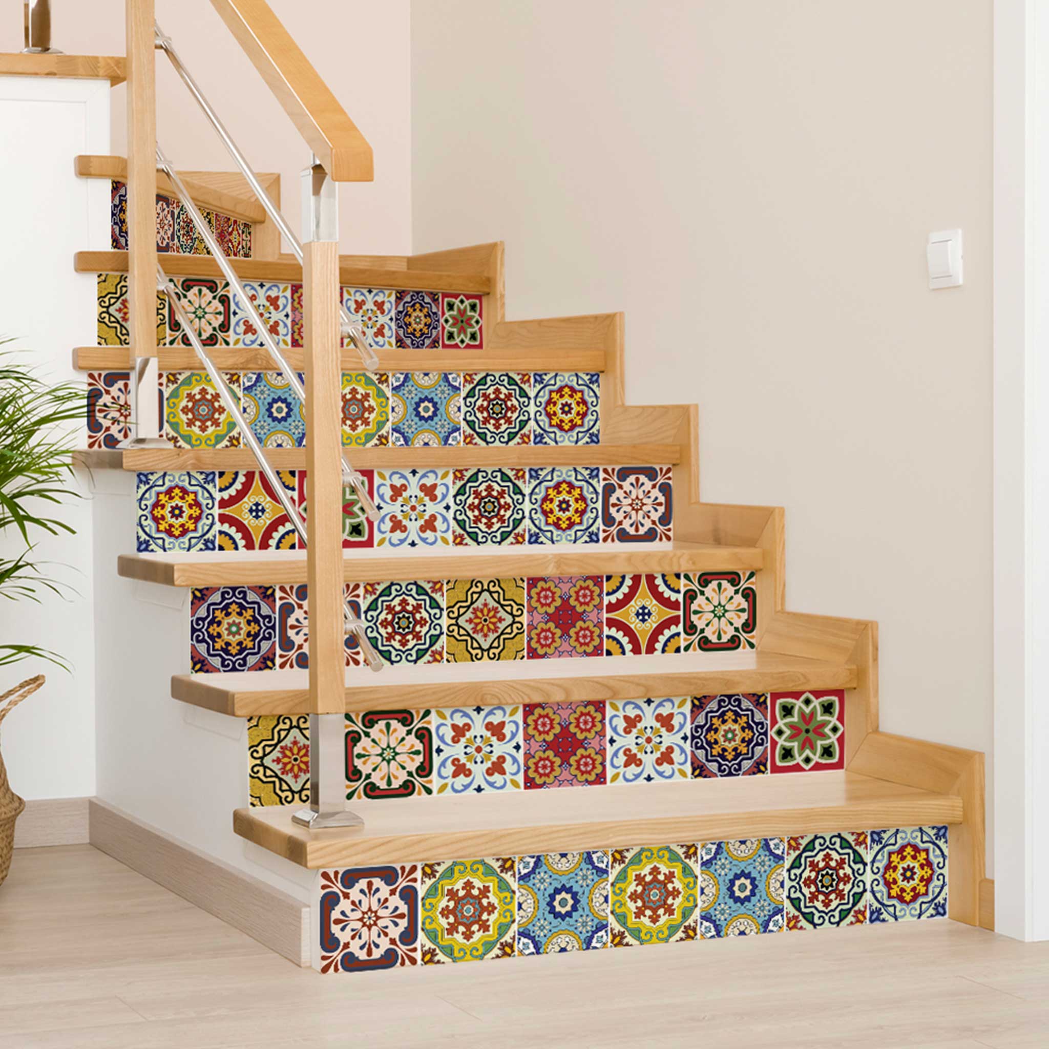 Special Offer On 6x6-Inch / 15X15-Cm Multicolor Kitchen Backsplash Tiles Model- C55 - Image 4
